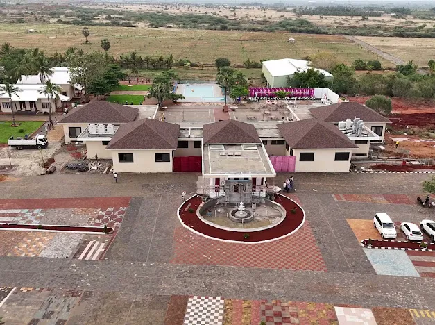 Huge car parking with CCTV security